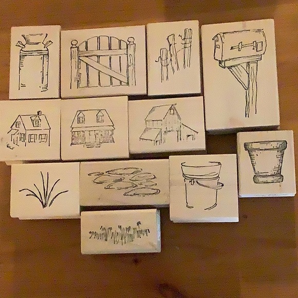 GREAT PRICE Total of 29 Art Impressions Rubber Stamps. ALL NEW - Picture 2 of 6
